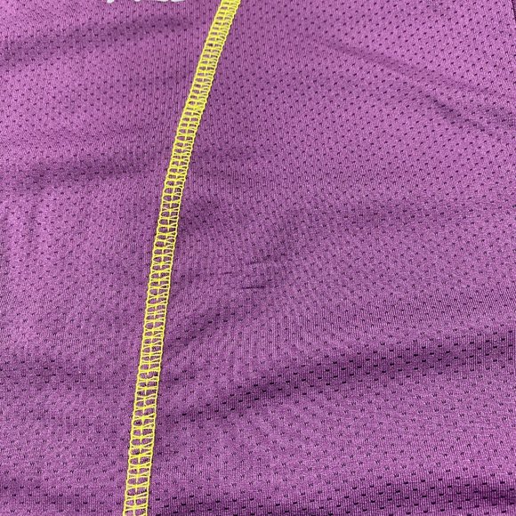 FILA F4 Athletic Shirt Men Large L Purple Gray Polyester Running Gym Workout - Picture 3 of 11
